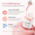 Medicube Salmon DNA PDRN Pink Peptide Serum, Pink Glow Serum, Peptide, Niacinamide, Hydrating & Moisturizing & Firming, Uneven Skin Tone, Korean