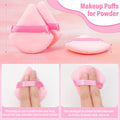 Thrilez 20Pcs Triangle Powder Puff, Loose Powder Puffs Makeup Puff for Face Powder, Setting Powder Puff for Make Up, Face Puff Pads for Press