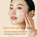 The Face Shop Rice Ceramide Moisturizing Cream - Rice Extract + Rice Bran Oil - Hydrating Targets Dryness, Brightening - Dermatologically Tested -