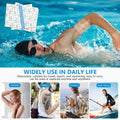 OBTANIM 50 Sheet Transparent Waterproof Stretch Adhesive Bandage Clear Film Dressing Bandages Tape Cover for Tattoo Shower Swimming Protector (4 X