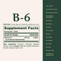 Nature'S Bounty Vitamin B6 100Mg Tablets - Supports Energy Metabolism & Nervous System Health, 100 Ct