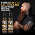 Viking Revolution Beard Wash and Beard Conditioner for Men with Argan Oil and Jojoba Oil - Beard Softener and Strengthener Beard Care Beard