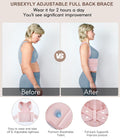 URSEXYLY Back Brace Posture Corrector for Women Adjustable Shoulder Straightener Full Back Support Upper and Lower Back Pain Relief,Spine Back
