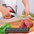 Ibayam Kitchen Scissors All Purpose Heavy Duty, Kitchen Utensils Set, Stainless Steel Cooking Utensils Gadgets, Meat Poultry Food Shears