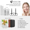 Manicure Set, Professional Nail Clippers Pedicure Kit 26 Pieces Nail Care Tools for Travel & Grooming (Brown)