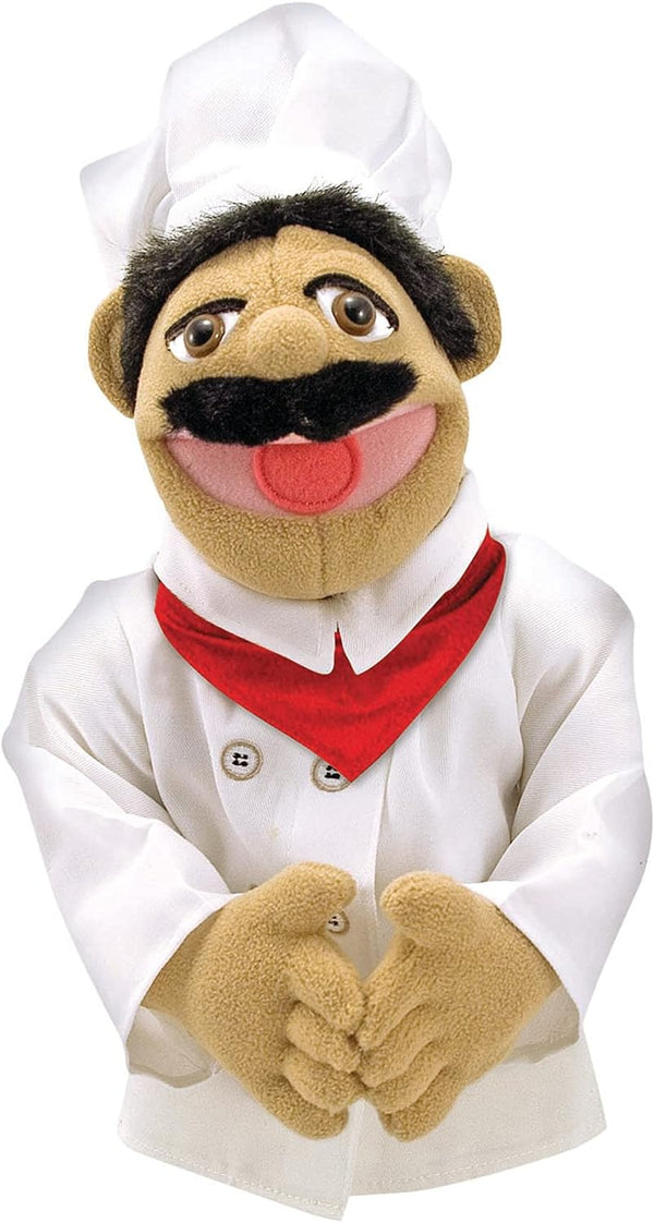Melissa & Doug Chef Puppet (Al Dente) with Detachable Wooden Rod
