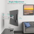 WALI TV Wall Mount Articulating LCD Monitor Full Motion 15 Inch Extension Arm Tilt Swivel for Most 13 to 32 Inch LED TV Flat Panel Screen with