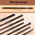 Raffaello Makeup Brushes 15Pcs Makeup Brush Set Premium Synthetic Powder Foundation Contour Blush Concealer Eye Shadow Blending Liner Make up