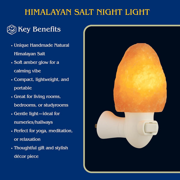 Spantik Pink Himalayan Salt Lamps - Hand Carved, Natural Night Lights for Bedrooms and Home Decor
