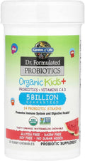 Garden of Life Dr. Formulated Probiotics Organic Kids+ plus Vitamin C & D - Watermelon - Gluten, Dairy & Soy Free Immune & Digestive Health