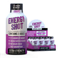Grade a Quality Daily Energy Shot â Grape â 2 Servings â 260Mg Caffeine, B-Vitamins â Energy & Productivity Support â Zero Sugar, Vegan,