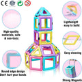 Magnetic Tiles Toys for 3 4 5 6 7 8+ Year Old Boys Girls Upgrade Macaron Castle Blocks Building Set for Toddlers STEM Creativity/Educational Toys