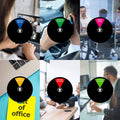 Privacy Door Sign, Do Not Disturb/Come in Welcome/Out of Office/In a Meeting/Back Soon/Working Remotely Sign, That Lets Others Know Whether You'Re