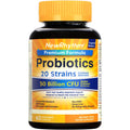 Newrhythm Probiotics 50 Billion CFU 20 Strains, 60 Veggie Capsules, Targeted Release Technology, Stomach Acid Resistant, No Need for