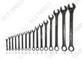VCT 16Pc Raised Panel Combination Wrenches Set 12-Point Metric Wrench Set 6-32Mm