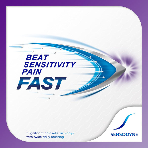 Sensodyne Rapid Relief Sensitive Toothpaste, Sensitive Teeth Treatment, Mint - 3.4 Ounces