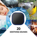 Magicteam Sound Machine White Noise Machine with 20 Non Looping Natural Soothing Sounds Memory Function 32 Levels of Volume Powered by AC or USB