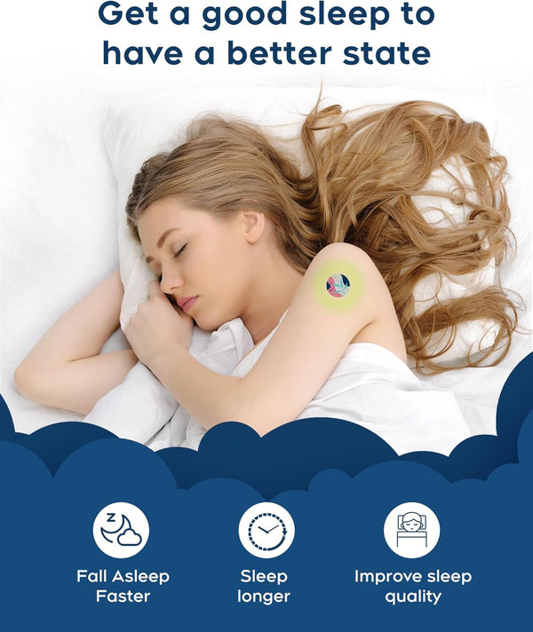 Sleep Patches, 30 Pack Upgraded Deep Sleep Patches for Adults, All Natural Deep Patch, Quick Acting Ingredients, for Men and Women, Easy to Use