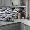 Livebor Peel and Stick Kitchen Wallpaper Backsplash Wall Paper for Kitchen 11.8Inch X 78.7Inch Backsplash Tiles Wallpaper Peel and Stick