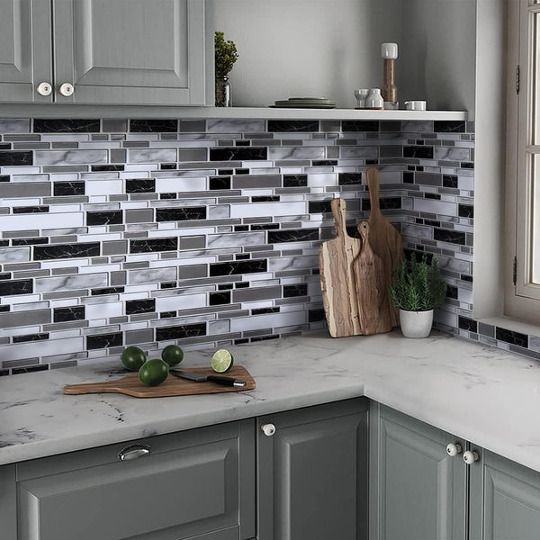 Livebor Peel and Stick Kitchen Wallpaper Backsplash Wall Paper for Kitchen 11.8Inch X 78.7Inch Backsplash Tiles Wallpaper Peel and Stick