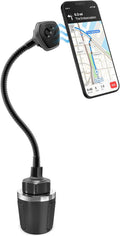 Naztech Magbuddy Elite XL Cup Holder Phone Mount - Adjustable Gooseneck Holder, Magnetic Cell Phone Mount for Iphone 16/15/14/Pro Max, Galaxy