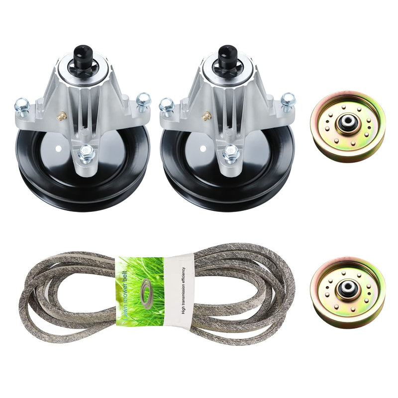 46" Mower Deck Rebuild Kit for Cub Cadet LTX1045 (Excluding 2014), LTX1046 LTX1046VT, Includes Spindles 618-04865 618-04636 918-04636, 2 Flat