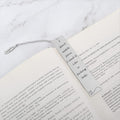 Metal Bookmark Gift, 'I Don'T Watch Porn. I Read It like a Fucking Lady' Stainless Steel Leaf Pendant Book Mark with Box for Women, Men, Friends,