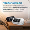 OMRON Platinum Blood Pressure Monitor, Upper Arm Cuff, Digital Bluetooth Blood Pressure Machine, Stores up to 200 Readings for Two Users (100
