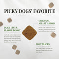 Herz Air-Dried Dog Food Chicken & Duck Liver Recipe 1 Lb, All-Natural, High-Protein, Grain-Free, Limited Ingredients, Complete & Balanced, Premium
