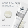Roc Retinol Correxion Deep Wrinkle Serum Facial Cleanser with Niacinamide for Anti-Aging and Fine Lines, Long-Wear Makeup Remover, Fragrance Free