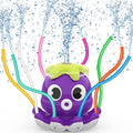 Outdoor Water Spray Sprinkler for Kids and Toddlers, Summer outside Toys Backyard Games with 8 Wiggle Tubes, Attaches to Garden Hose Splashing Fun