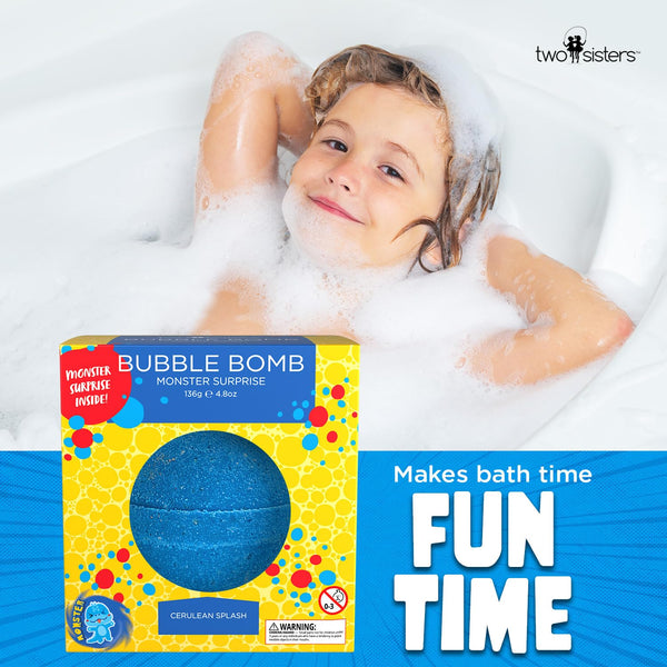Poke Monster Bath Bomb for Kids with Surprise Toys inside (Gift Set) - Large Bubble Bath Bombs for Boys & Girls - Skin-Safe, Made in USA, Fruity