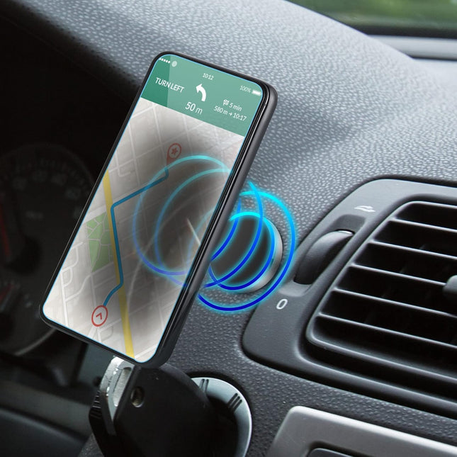 TOODOO 4 Pieces Magnetic Phone Car Mount Flat Cell Phone Holder Universal Stick on Flat Magnetic Car Mount for Dashboard