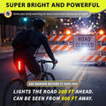 BLITZU Bike Lights, Super Bright Bicycle USB-C Rechargeable Headlight, Taillight & Bike Set, Waterproof Safety Front & Rear Back Light for Night