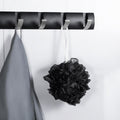 Loofah Sponge Xxl-100G 4 Pack, Bath Sponge Soft Mesh Shower Puff Loofah for Men, Exfoliating Body Scrubber for Women, Shower Accessories (Black)