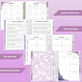 Planner 2025-2026, 18 Months Large Academic Daily Weekly Monthly Planner Organizer, Jan. 2025 - June 2026, 8.5X9.8" Agenda with Page Tabs,