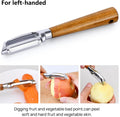 Left Handed Kitchen Scissors and Left Handed Peeler, All Purpose Lefty Stainless Steel Scissors and Peeler for Adults, Great for Kitchen, Home (2