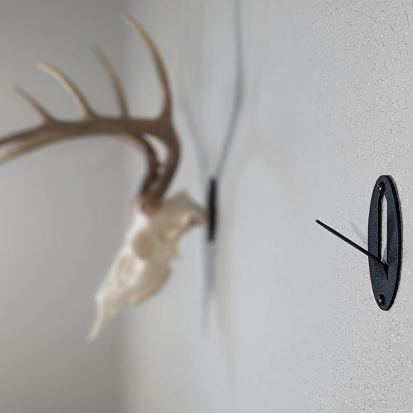 Easy European Mount Skull Hanger - Made in the USA with American Steel - Whitetail Deer Skull Hook Mounting System - Euro Mount Kit - Quick