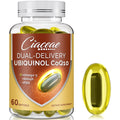Ubiquinol Coq10 600 MG Softgels with Omega-3 & Shilajit & PQQ, Advanced Dual-Delivery Coenzyme-Q10, Active Coq10 Ubiquinol Supplement for