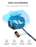 Sinoacc Smart Watch Charger for Skg Letsfit Cubitt Yamay Willful Fitpolo Tozo Wyze Umidigi Blackview 3.3Ft USB Magnetic Charging Cable Cord for