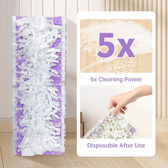 LOVECO 15 Pack Disposable Power Mop Refills Pads Compatible for Swiffer Powermop Multi-Surface Mop, Power Mop Pads Repal