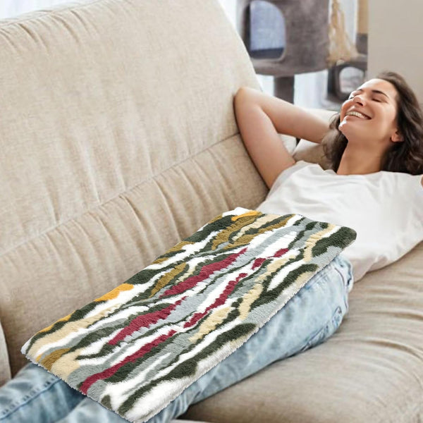 Electric Heating Pad for Back Pain Relief - 12 Heating Levels-8 Timer Settings - Heat Pad with Moist & Dry Heat Therapy - Hot Heated Pads