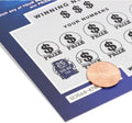 BLUE PANDA 30 Pack Fake Scratch off Lottery Tickets, Gag Prank Winning Lotto Ticket Cards (3 Designs)