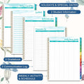2025-2026 Planner - Academic Planner 2025-2026, July 2025 - June 2026, Weekly & Monthly Planner, 6.4" X 8.5", Colorful Tabs, Back Pocket,