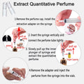 MUB 10Ml Perfume Refill Pump Tools, Perfume Decanter Kit Dispenser with Adapter Tools for Perfumes Transfer, Plastic Perfume Extractor Syringe