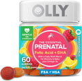 OLLY Prenatal Multivitamin Gummy, Supports Healthy Growth and Brain Development, Folic Acid, Vitamin D, Omega 3 DHA, Chewable Supplement, Citrus