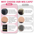 Lace Wig Grip Cap Women: 4X5 Transparent Swiss Lace Front - Non-Slip Wig Gripper for Keeping Wigs in Place - Adjustable Elastic Headband with