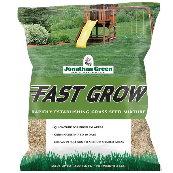Jonathan Green (10820) Fast Grow Grass Seed - Cool Season Lawn Seed (3 Lb)