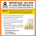 Speedtalk Mobile GSM SIM Card for 5G 4G GPS Trackers - Pet Kid Senior Vehicle Tracking Devices - 30 Day Service| USA Coverage Canada & Mexico Roaming