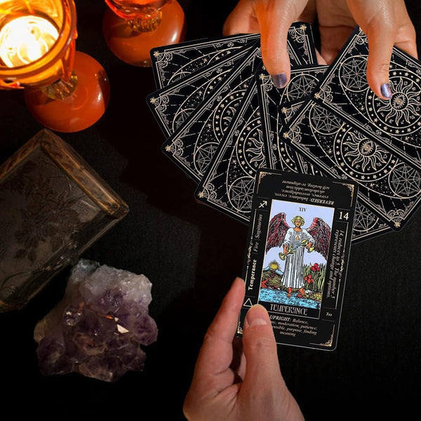 SUNHHX Tarot Cards Set with Guide Book for Beginners